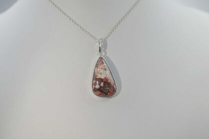 Wisiorek Zawieszka Opal Meksyk Cantera Srebro 925 Fire Opal