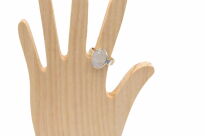 Pierścionek Kamień Księżycowy r.16 Srebro 925 - 2