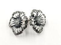 Kolczyki Kwiaty Srebro 925 - 3