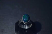 Pierścień Opal Ciemny Wędzony z Etiopii r.11 Srebro 925 - 12