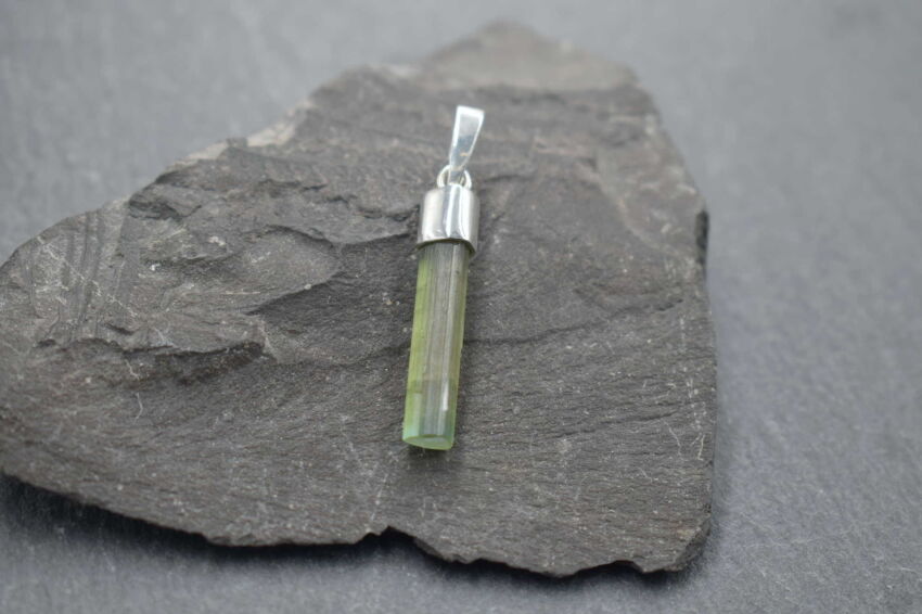 Zawieszka Wisiorek Turmalin Arbuzowy Srebro 925