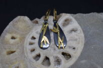 Kolczyki Pędy Bambusa Srebro 925 - 6