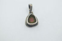 Zawieszka Turmalin Arbuzowy, Srebro 925 - 2
