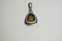 Zawieszka Turmalin Arbuzowy, Srebro 925 - 5