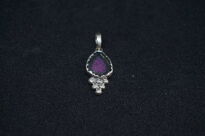 Wisiorek Zawieszka Turmalin Arbuzowy, Srebro 925 - 6
