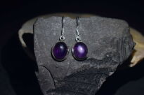 Kolczyki Wiszące Ametyst Srebro 925 - 10