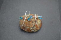 Kolczyki Ważki Barwione Ręcznie Robione Srebro 925 - 5