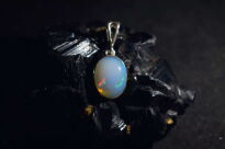 Wisiorek Zawieszka Duży Opal Etiopia Srebro 925 - 8