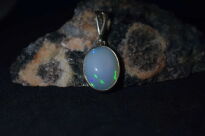 Wisiorek Zawieszka Duży Opal Etiopia Srebro 925 - 13