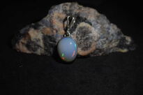 Wisiorek Zawieszka Duży Opal Etiopia Srebro 925 - 7