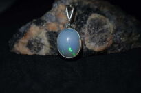 Wisiorek Zawieszka Duży Opal Etiopia Srebro 925 - 9