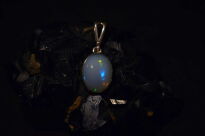 Wisiorek Zawieszka Duży Opal Etiopia Srebro 925 - 10