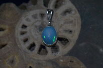 Wisiorek Zawieszka Duży Opal Etiopia Srebro 925 - 11