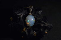 Wisiorek Zawieszka Duży Opal Etiopia Srebro 925 - 4