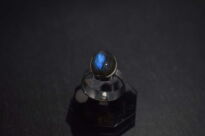 Srebrny pierścionek 925 z labradorytem owalnym handmade - 11