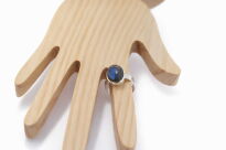 Srebrny pierścionek 925 z labradorytem owalnym handmade - 12