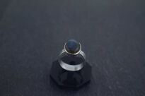 Srebrny pierścionek 925 z labradorytem owalnym handmade - 9