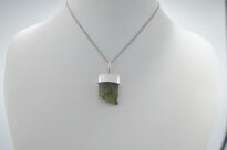 Wisiorek Zawieszka Mołdawit Wełdawit Srebro 925 - 2