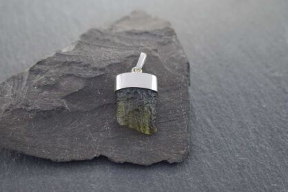 Wisiorek Zawieszka Mołdawit Wełdawit Srebro 925