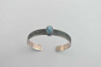 Bransoleta Larimar Srebro 925 Rękodzieło - 10