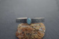 Bransoleta Larimar Srebro 925 Rękodzieło - 2