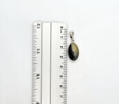 Zawieszka Wisiorek Naturalnie Ciemny Opal Etiopia Srebro 925 - 13