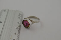 Pierścionek Turmalin Arbuzowy r.15 - 14