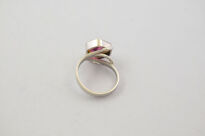 Pierścionek Turmalin Arbuzowy r.15 - 16