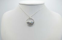 Opal etiopski naturalny zawieszka góry rękodzieło srebro 925 - 4