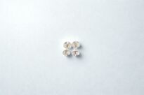 Srebrne kolczyki sztyfty z labradorytem minimalizm Srebro 925 niebieska poświata - 16