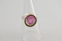 Pierścionek Turmalin Arbuzowy r.15, Srebro 925 - 6