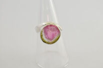 Pierścionek Turmalin Arbuzowy r.15, Srebro 925 - 8