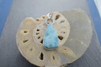 Wisiorek Zawieszka Larimar Srebro 925 Naturalny Larimar - 11
