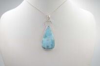 Wisiorek Zawieszka Larimar Srebro 925 Naturalny Larimar - 2