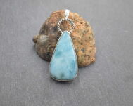 Wisiorek Zawieszka Larimar Srebro 925 Naturalny Larimar - 5