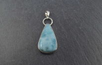 Wisiorek Zawieszka Larimar Srebro 925 Naturalny Larimar - 9