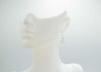 Kolczyki z ładnym kamieniem księżycowym srebro 925 - 17