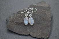 Kolczyki z ładnym kamieniem księżycowym srebro 925 - 7