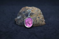 Wisiorek Zawieszka Turmalin Arbuzowy, Srebro 925 - 12