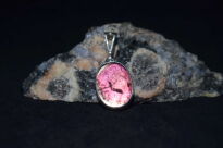 Wisiorek Zawieszka Turmalin Arbuzowy, Srebro 925 - 6