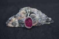 Wisiorek Zawieszka Turmalin Arbuzowy, Srebro 925 - 8