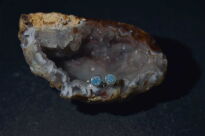 Kolczyki sztyft opal australijski dublet srebro 925 - 11