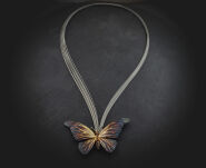 Naszyjnik Wisior Motyl Srebro 925 - 2