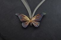 Naszyjnik Wisior Motyl Srebro 925 - 3