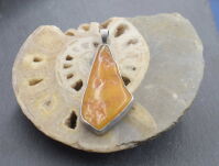 Zawieszka Wisior Naturalny Bursztyn Bałtycki Srebro 925 - 6