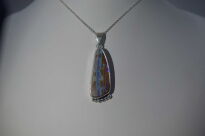 Zawieszka Wisiorek Opal Australia Boulder Srebro 925 - 12