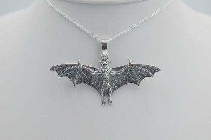 Zawieszka Nietoperz Srebro 925