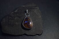Opal australijski typu boulder Wisiorek srebro 925 rękodzieło - 5