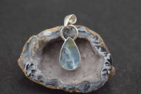 Zawieszka Surowy Niepolerowany Akwamaryn Srebro 925 - 6