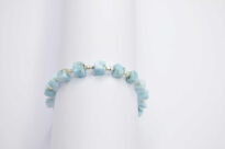 Bransoleta Larimar Naturalny Srebro 925 - 3